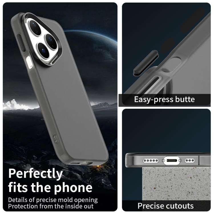 For Huawei Pura 80 Candy PC Hybrid TPU Shockproof Phone Case(Black)