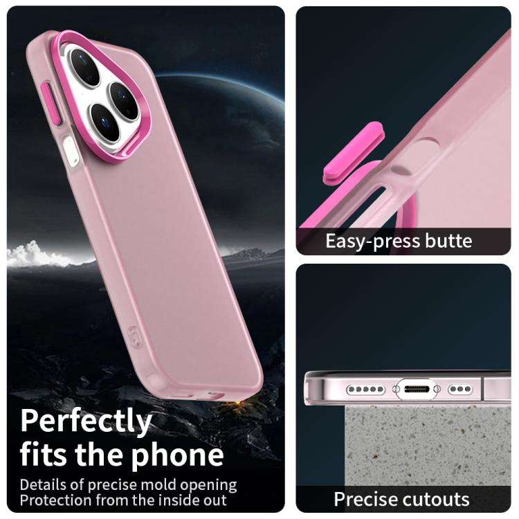 For Huawei Pura 80 Candy PC Hybrid TPU Shockproof Phone Case(Red)