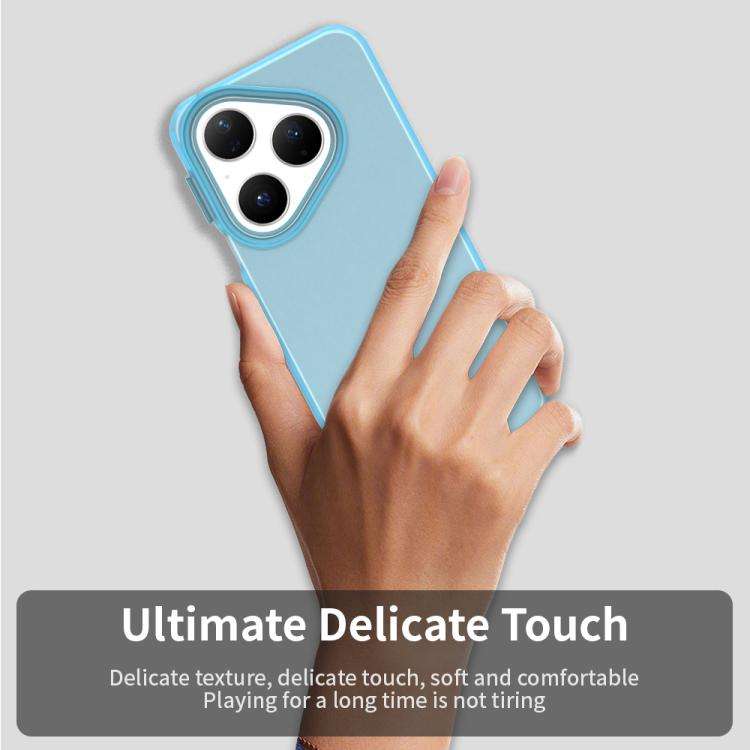 For Huawei Pura 80 Candy PC Hybrid TPU Shockproof Phone Case(Blue)