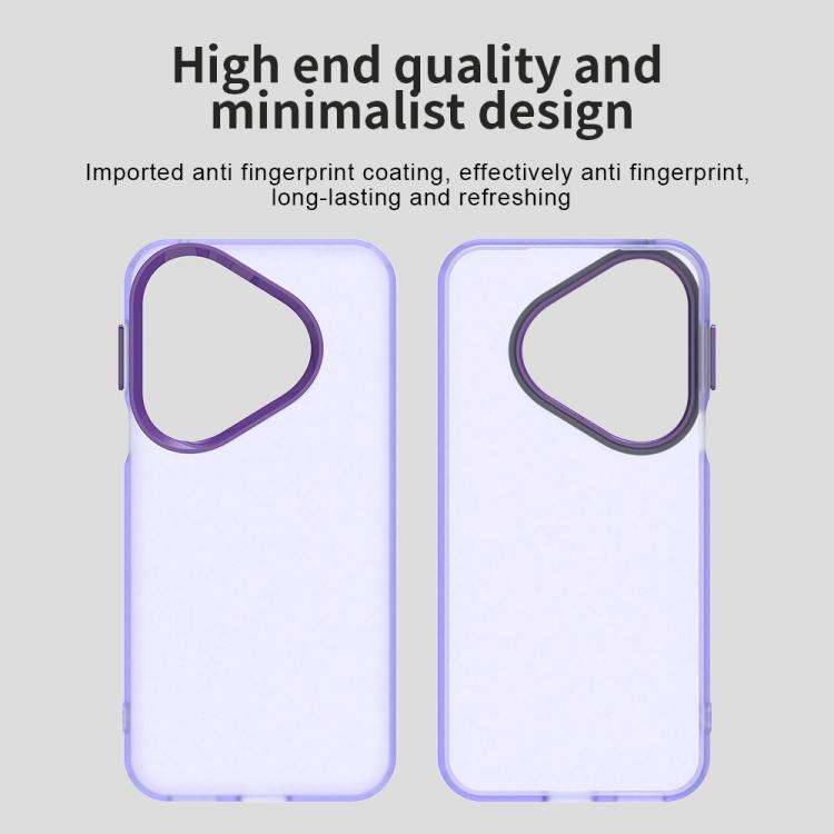 For Huawei Pura 80 Candy PC Hybrid TPU Shockproof Phone Case(Purple)