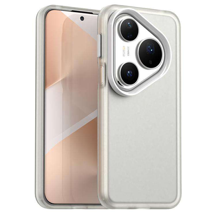 For Huawei Pura 80 Pro Candy PC Hybrid TPU Shockproof Phone Case(White)
