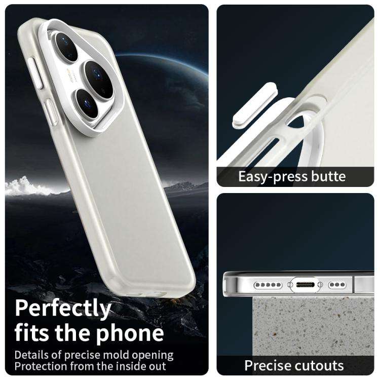 For Huawei Pura 80 Pro Candy PC Hybrid TPU Shockproof Phone Case(White)