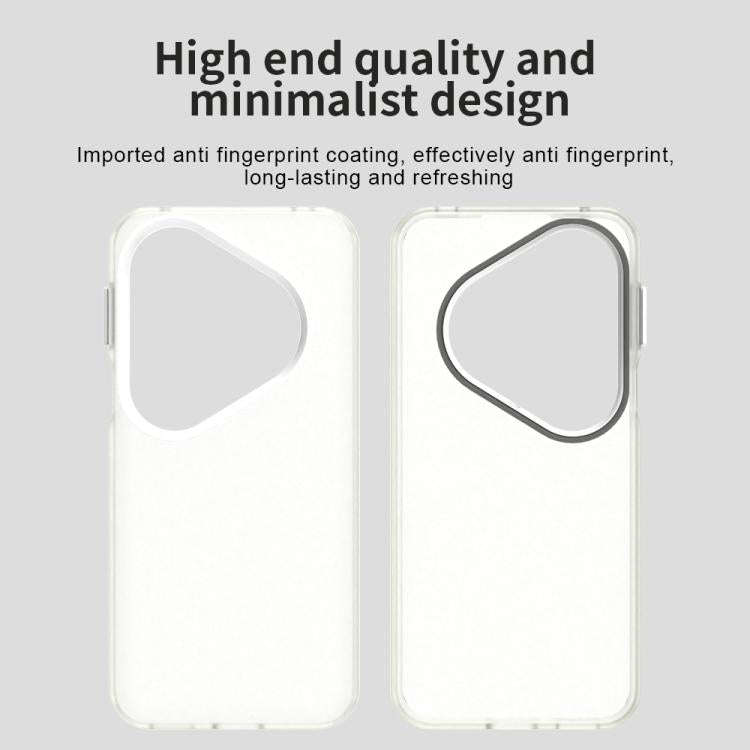 For Huawei Pura 80 Pro Candy PC Hybrid TPU Shockproof Phone Case(White)