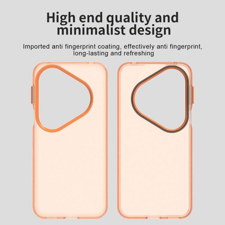 For Huawei Pura 80 Pro Candy PC Hybrid TPU Shockproof Phone Case(Orange)