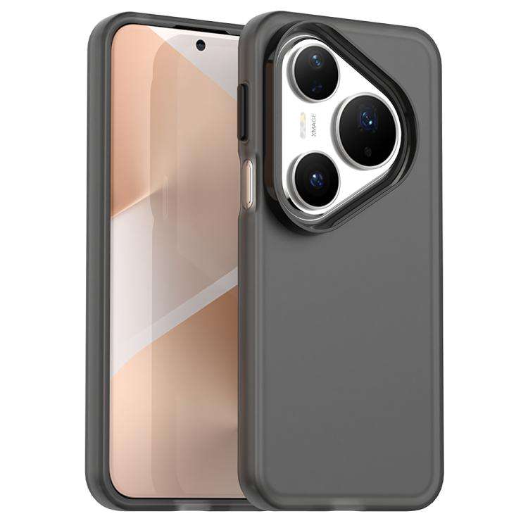 For Huawei Pura 80 Pro Candy PC Hybrid TPU Shockproof Phone Case(Black)