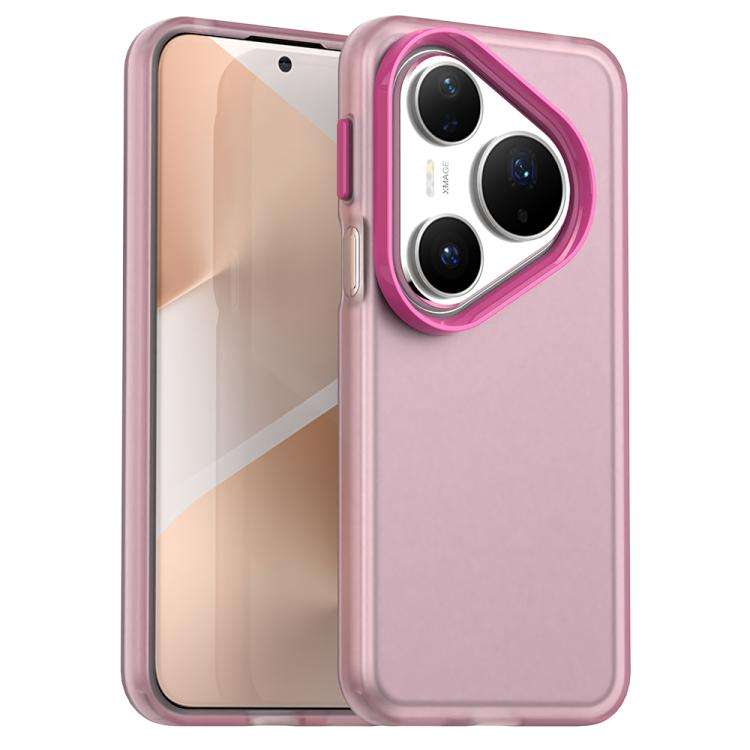 For Huawei Pura 80 Pro Candy PC Hybrid TPU Shockproof Phone Case(Red)