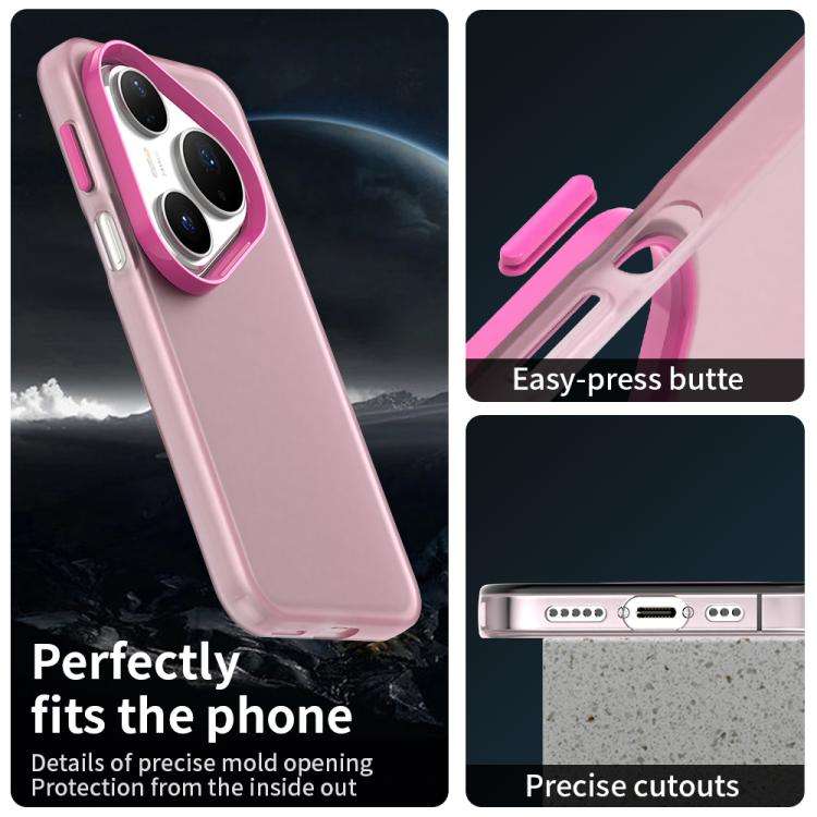 For Huawei Pura 80 Pro Candy PC Hybrid TPU Shockproof Phone Case(Red)