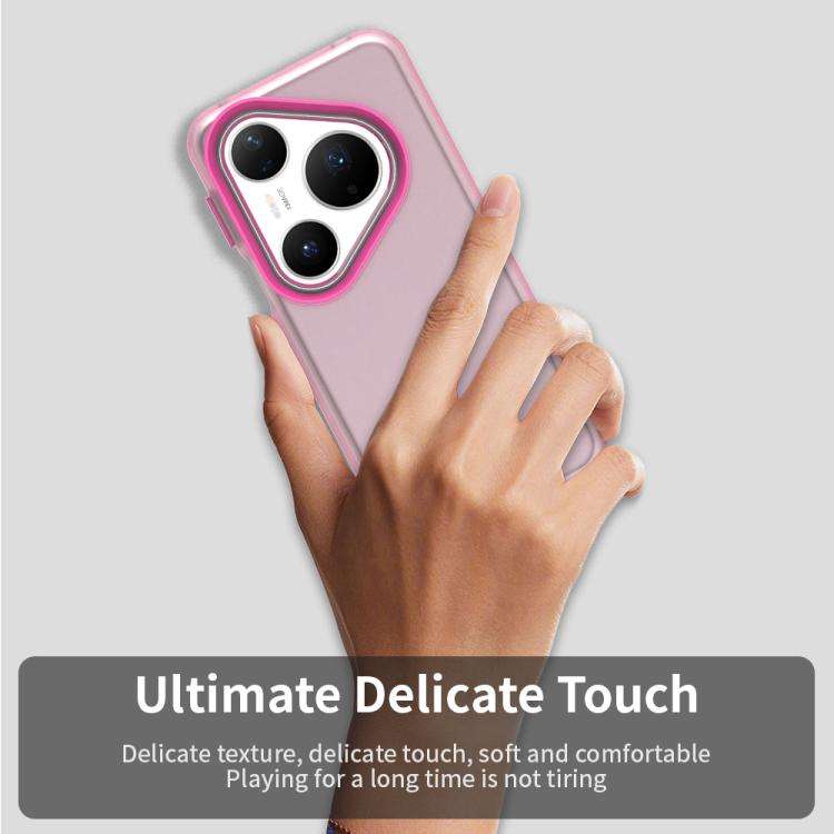 For Huawei Pura 80 Pro Candy PC Hybrid TPU Shockproof Phone Case(Red)