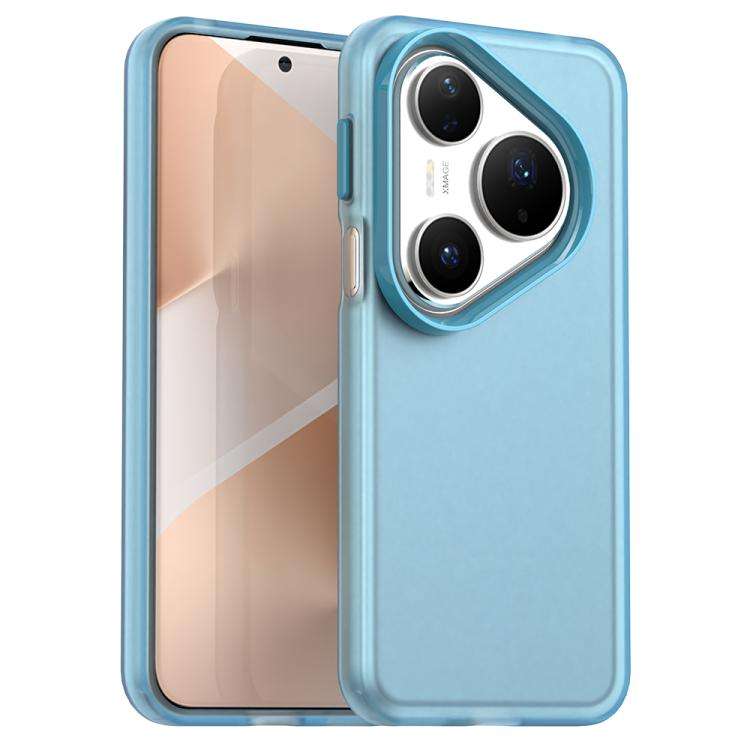 For Huawei Pura 80 Pro Candy PC Hybrid TPU Shockproof Phone Case(Blue)