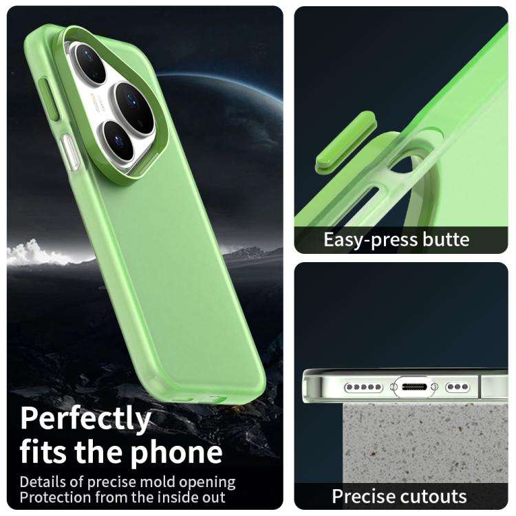 For Huawei Pura 80 Pro Candy PC Hybrid TPU Shockproof Phone Case(Green)