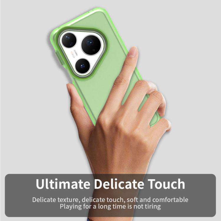 For Huawei Pura 80 Pro Candy PC Hybrid TPU Shockproof Phone Case(Green)
