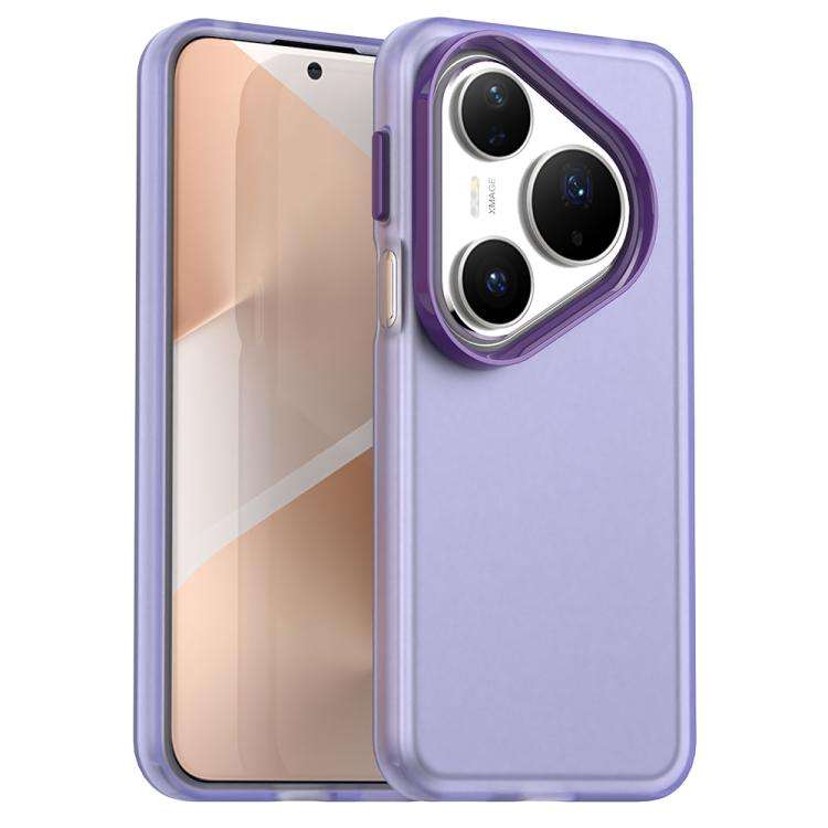 For Huawei Pura 80 Pro Candy PC Hybrid TPU Shockproof Phone Case(Purple)