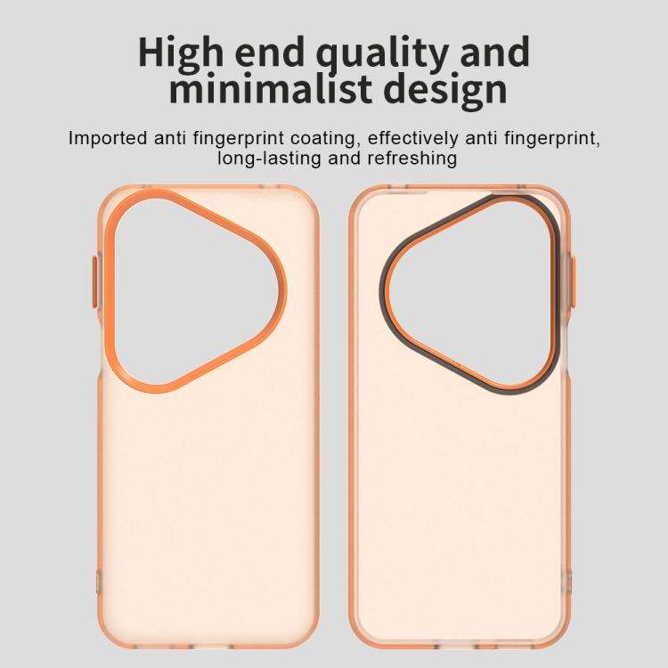 For Huawei Pura 80 Ultra Candy PC Hybrid TPU Shockproof Phone Case(Orange)