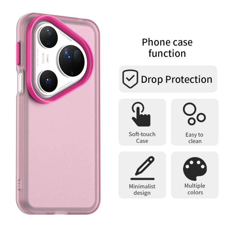 For Huawei Pura 80 Ultra Candy PC Hybrid TPU Shockproof Phone Case(Red)