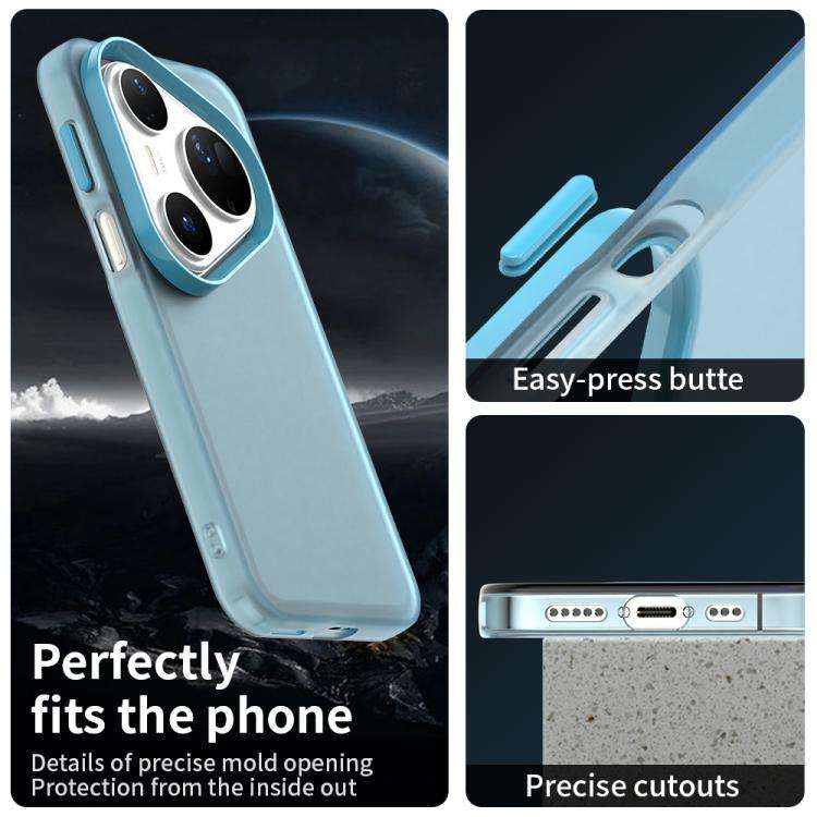 For Huawei Pura 80 Ultra Candy PC Hybrid TPU Shockproof Phone Case(Blue)