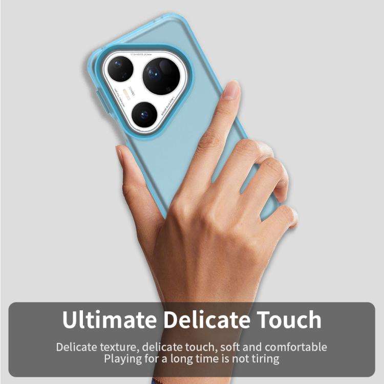 For Huawei Pura 80 Ultra Candy PC Hybrid TPU Shockproof Phone Case(Blue)