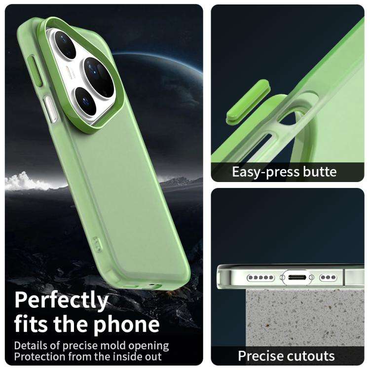 For Huawei Pura 80 Ultra Candy PC Hybrid TPU Shockproof Phone Case(Green)