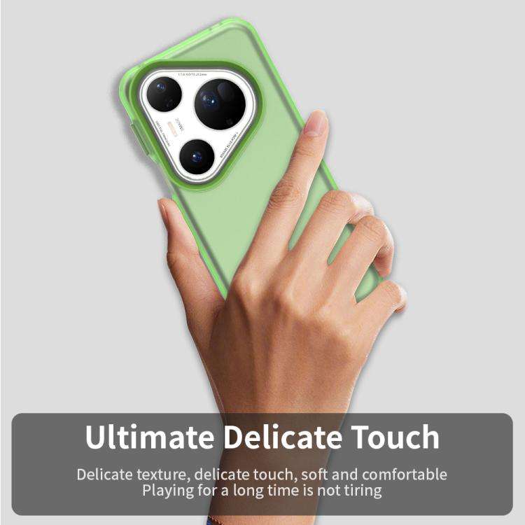 For Huawei Pura 80 Ultra Candy PC Hybrid TPU Shockproof Phone Case(Green)