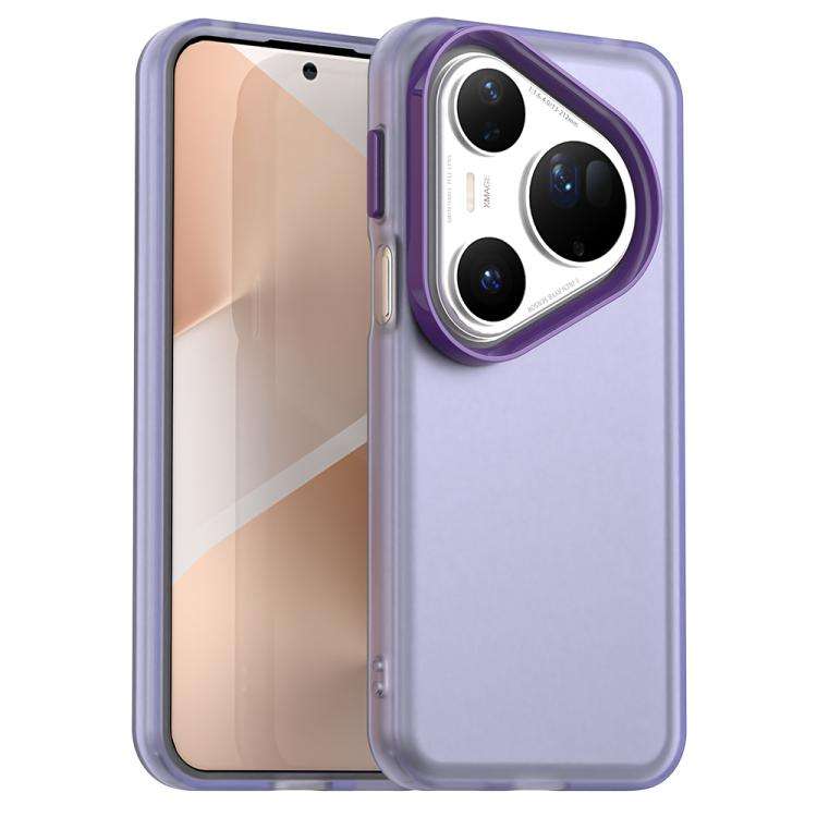 For Huawei Pura 80 Ultra Candy PC Hybrid TPU Shockproof Phone Case(Purple)