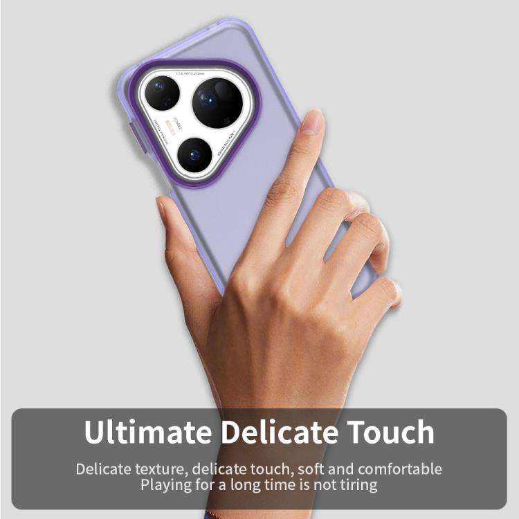 For Huawei Pura 80 Ultra Candy PC Hybrid TPU Shockproof Phone Case(Purple)