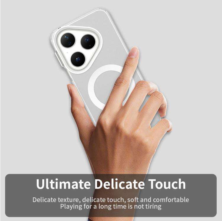 For Huawei Pura 80 Candy Magsafe PC Hybrid TPU Phone Case(White)