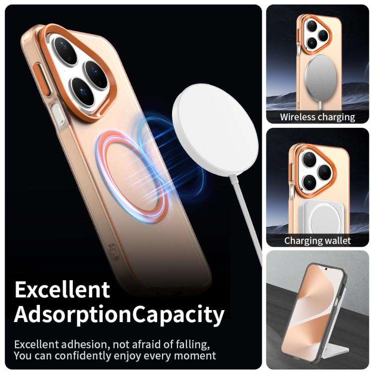 For Huawei Pura 80 Candy Magsafe PC Hybrid TPU Phone Case(Orange)