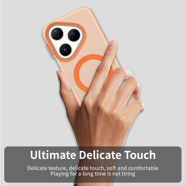 For Huawei Pura 80 Candy Magsafe PC Hybrid TPU Phone Case(Orange)