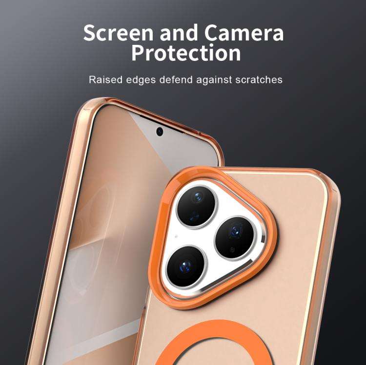 For Huawei Pura 80 Candy Magsafe PC Hybrid TPU Phone Case(Orange)