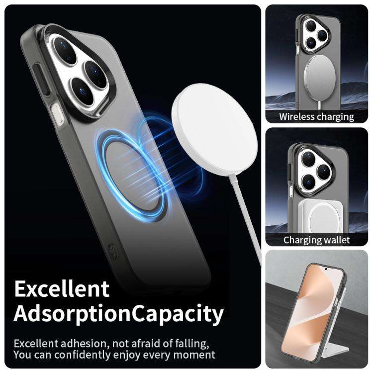 For Huawei Pura 80 Candy Magsafe PC Hybrid TPU Phone Case(Black)