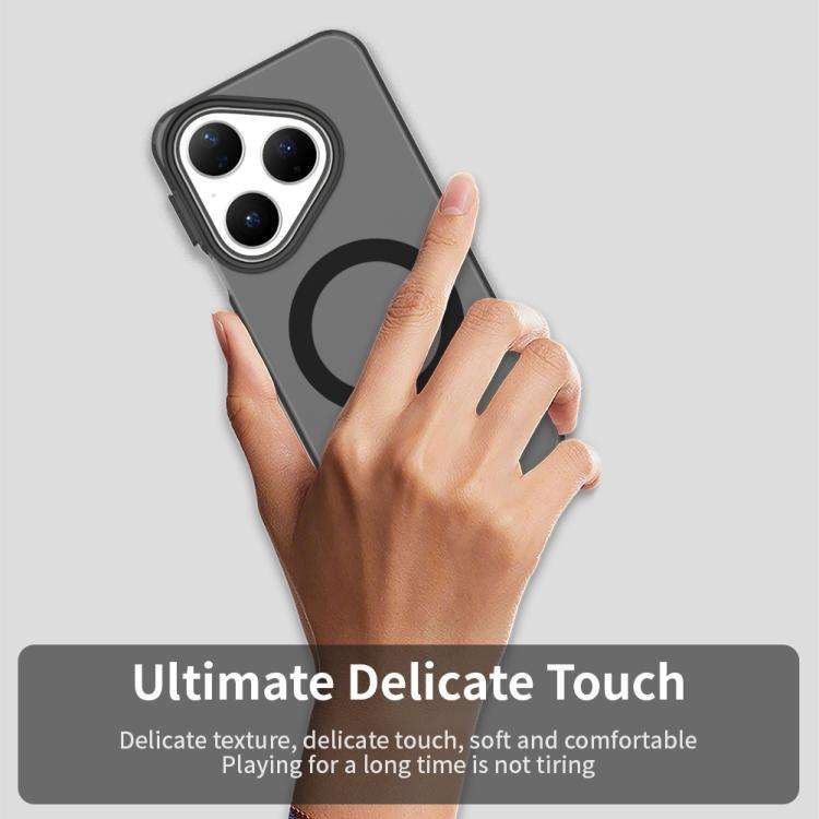 For Huawei Pura 80 Candy Magsafe PC Hybrid TPU Phone Case(Black)