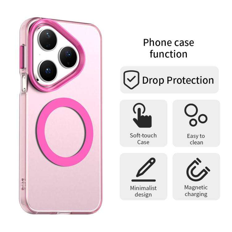 For Huawei Pura 80 Candy Magsafe PC Hybrid TPU Phone Case(Red)