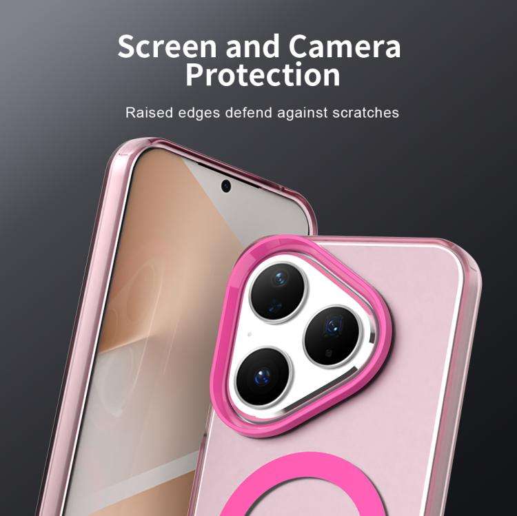 For Huawei Pura 80 Candy Magsafe PC Hybrid TPU Phone Case(Red)