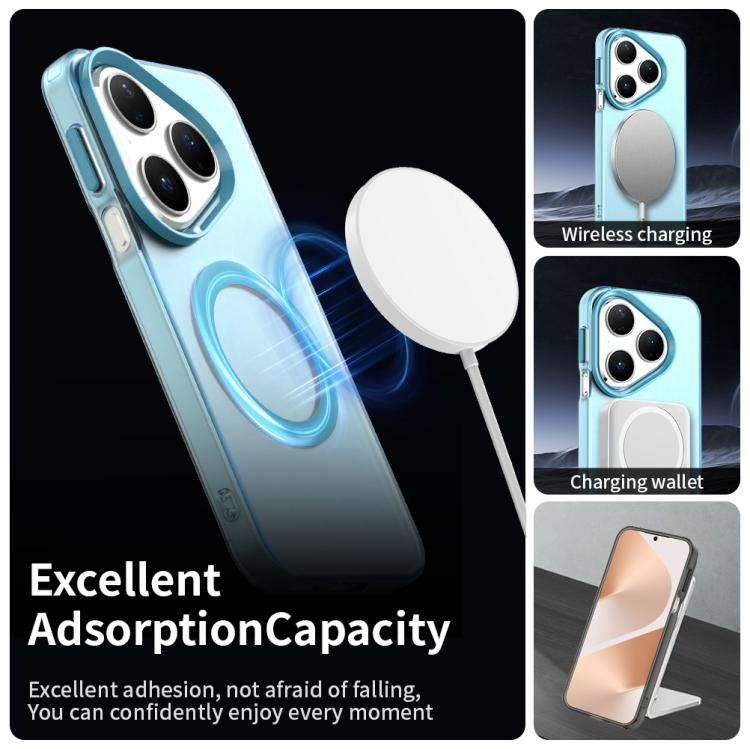 For Huawei Pura 80 Candy Magsafe PC Hybrid TPU Phone Case(Blue)