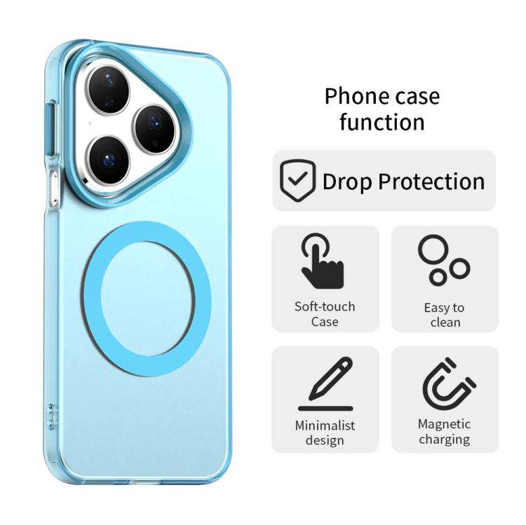 For Huawei Pura 80 Candy Magsafe PC Hybrid TPU Phone Case(Blue)