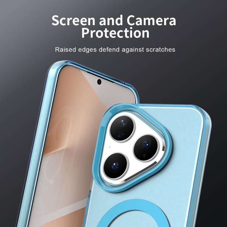 For Huawei Pura 80 Candy Magsafe PC Hybrid TPU Phone Case(Blue)