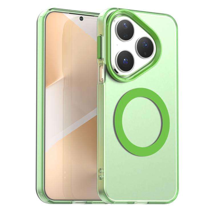 For Huawei Pura 80 Candy Magsafe PC Hybrid TPU Phone Case(Green)