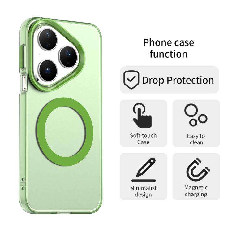 For Huawei Pura 80 Candy Magsafe PC Hybrid TPU Phone Case(Green)