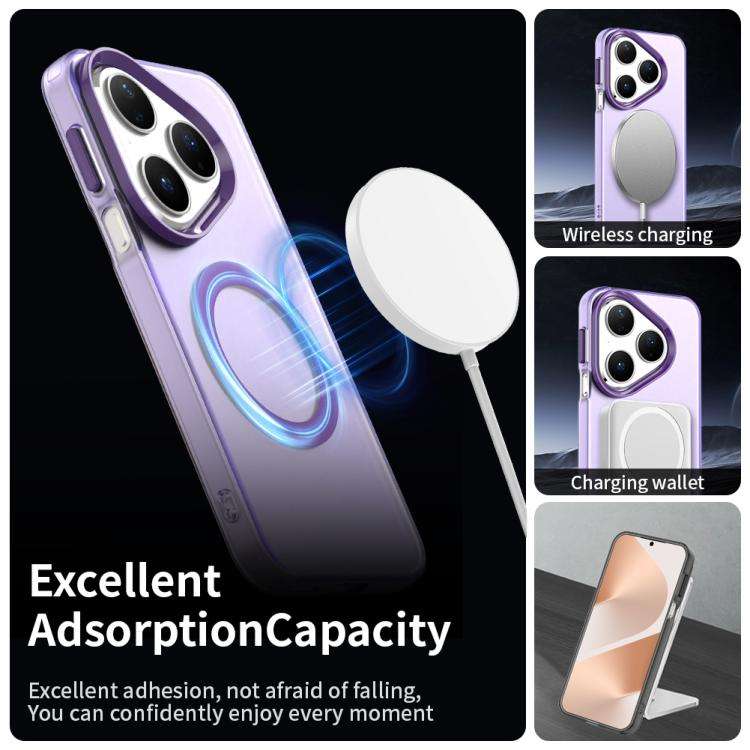 For Huawei Pura 80 Candy Magsafe PC Hybrid TPU Phone Case(Purple)