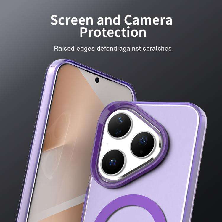 For Huawei Pura 80 Candy Magsafe PC Hybrid TPU Phone Case(Purple)