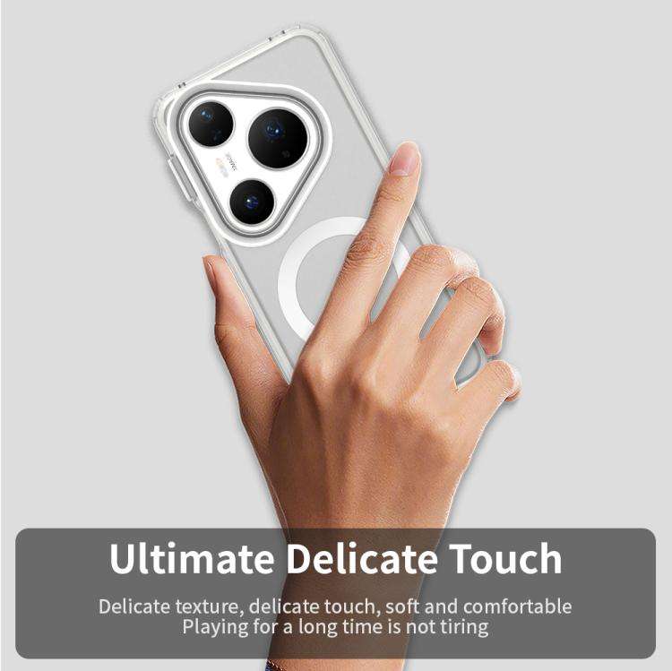 For Huawei Pura 80 Pro Candy Magsafe PC Hybrid TPU Phone Case(White)