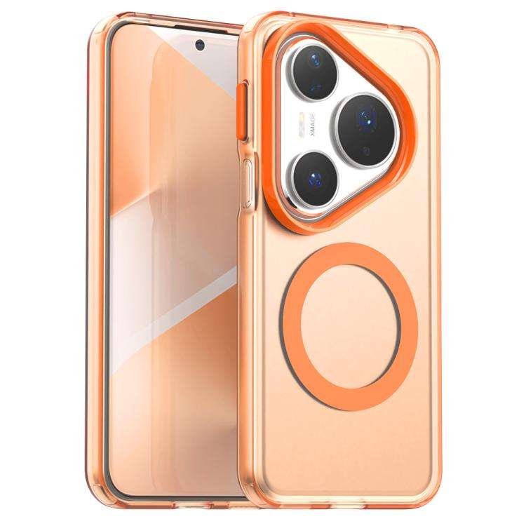For Huawei Pura 80 Pro Candy Magsafe PC Hybrid TPU Phone Case(Orange)