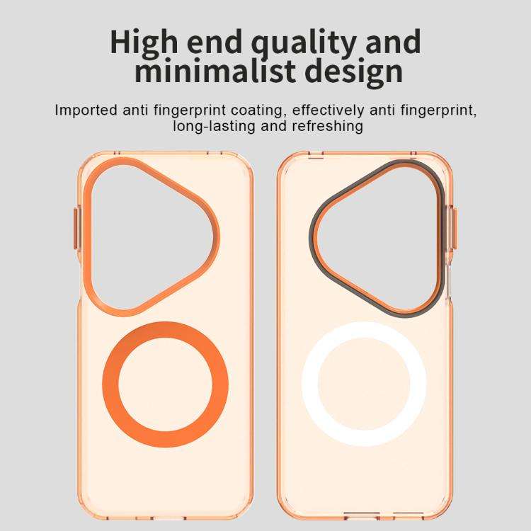 For Huawei Pura 80 Pro Candy Magsafe PC Hybrid TPU Phone Case(Orange)