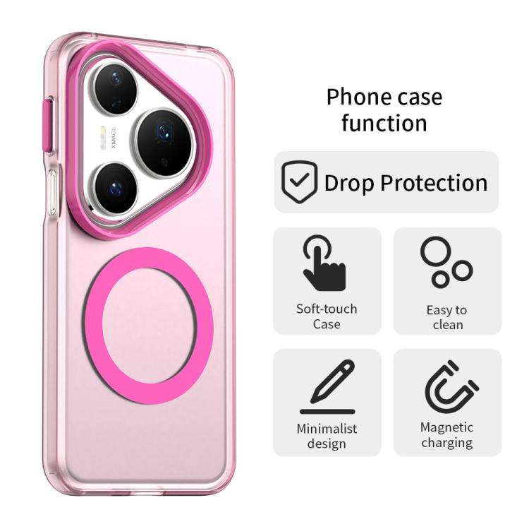 For Huawei Pura 80 Pro Candy Magsafe PC Hybrid TPU Phone Case(Red)