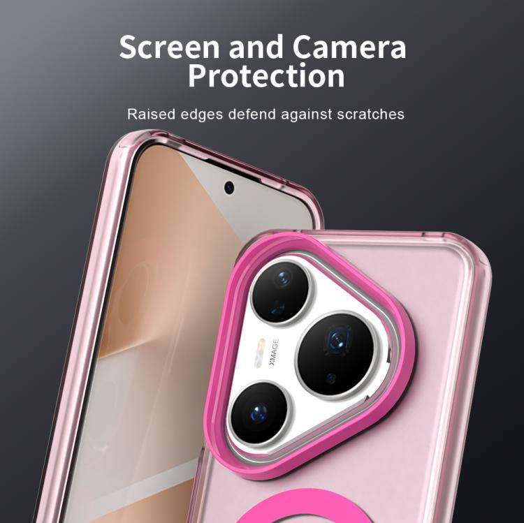 For Huawei Pura 80 Pro Candy Magsafe PC Hybrid TPU Phone Case(Red)