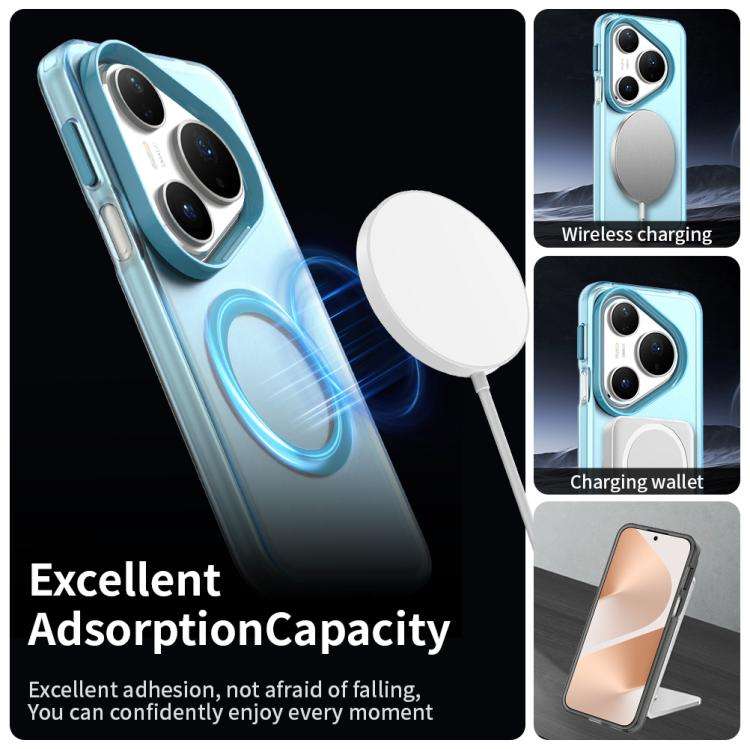 For Huawei Pura 80 Pro Candy Magsafe PC Hybrid TPU Phone Case(Blue)