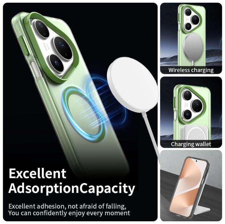 For Huawei Pura 80 Pro Candy Magsafe PC Hybrid TPU Phone Case(Green)