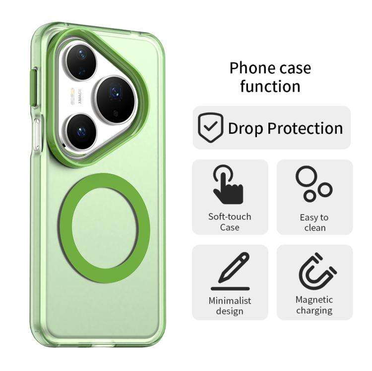 For Huawei Pura 80 Pro Candy Magsafe PC Hybrid TPU Phone Case(Green)