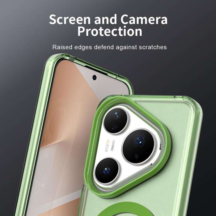For Huawei Pura 80 Pro Candy Magsafe PC Hybrid TPU Phone Case(Green)