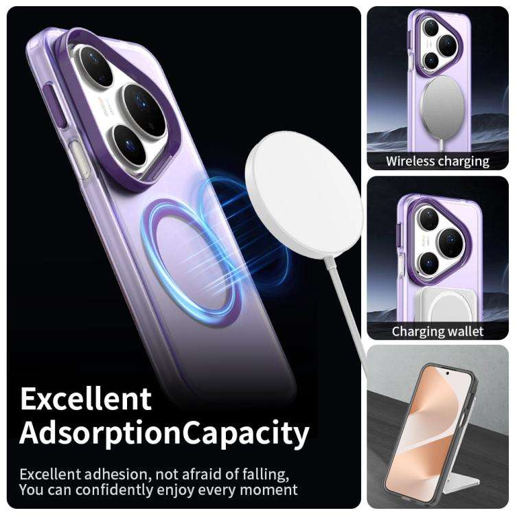 For Huawei Pura 80 Pro Candy Magsafe PC Hybrid TPU Phone Case(Purple)