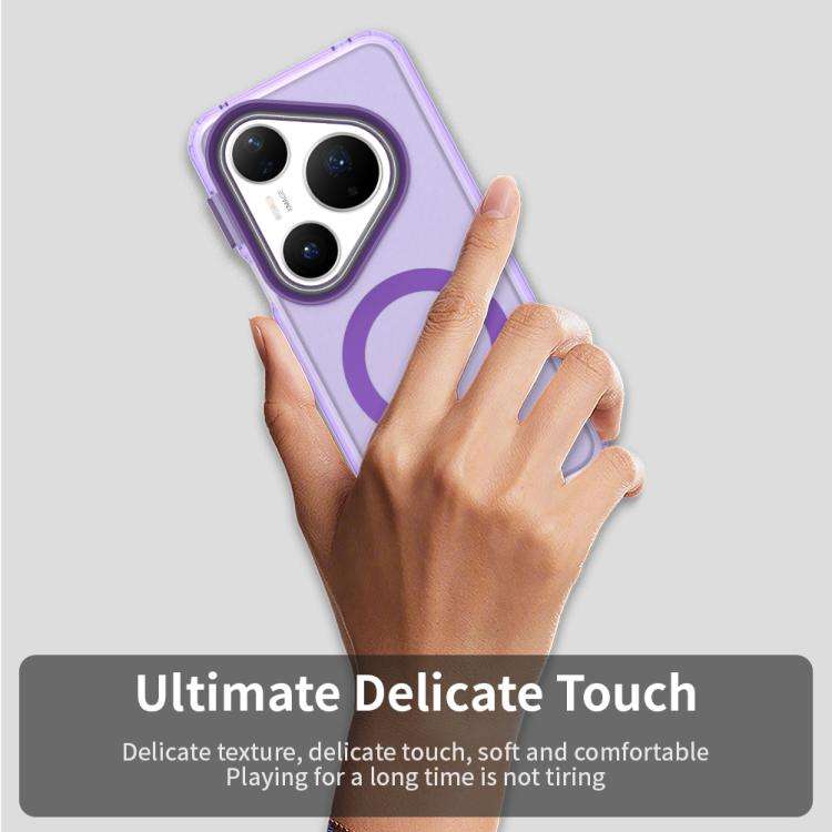 For Huawei Pura 80 Pro Candy Magsafe PC Hybrid TPU Phone Case(Purple)
